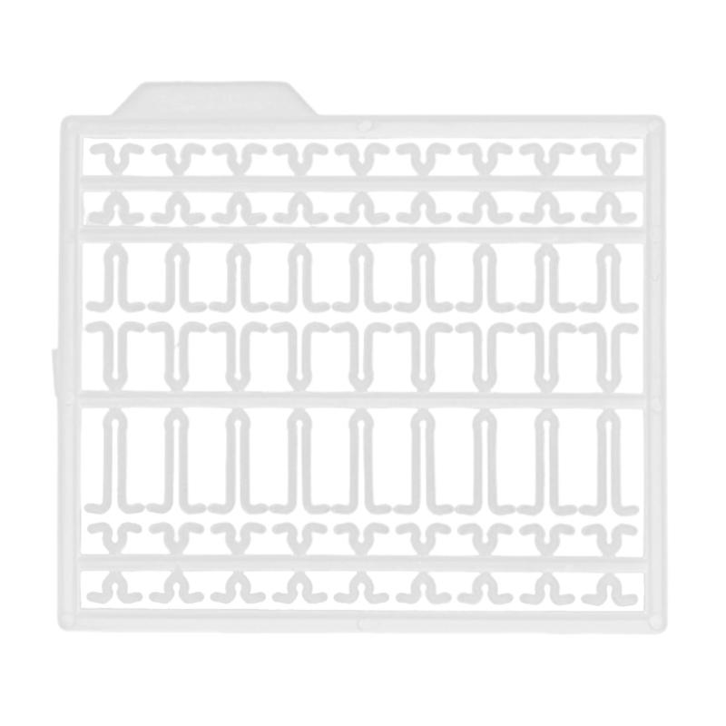 5pcs/Pack Hair Rig Extender Boilie Baits Stops Plastic Boilie Stops Fishing Tackle Accessories V Shape Baits Stopper белый