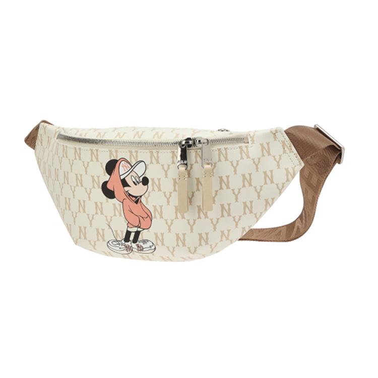 New MLB Disney, Collaboration Artificial Leather Crossbody Bag, Sling Bag, Fanny Pack Regular Unisex Multicolor 32BGKC011