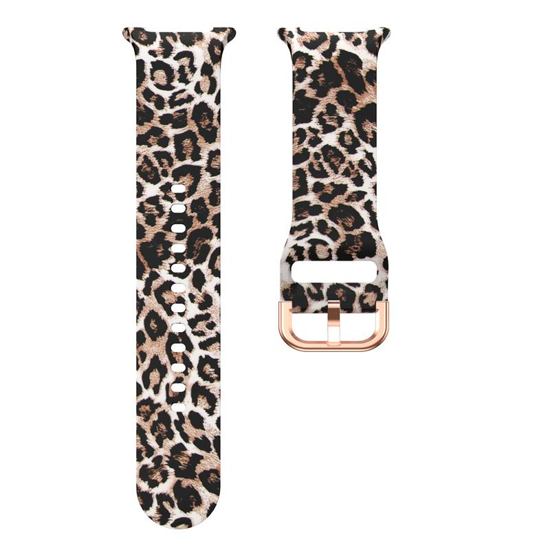 

Друкований силіконовий ремінець для Samsung Watch 8 Band Galaxy Watch 8 Classic Ремінець для годинника Заміна Без зазору Galaxy Watch 8 Correa коричневий/білий