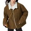 Levis FW22 Jednokolorowa Jednorzędowa Gruba Kurtka Unisex Kurtki Wojskowy Zielony 16365-0189