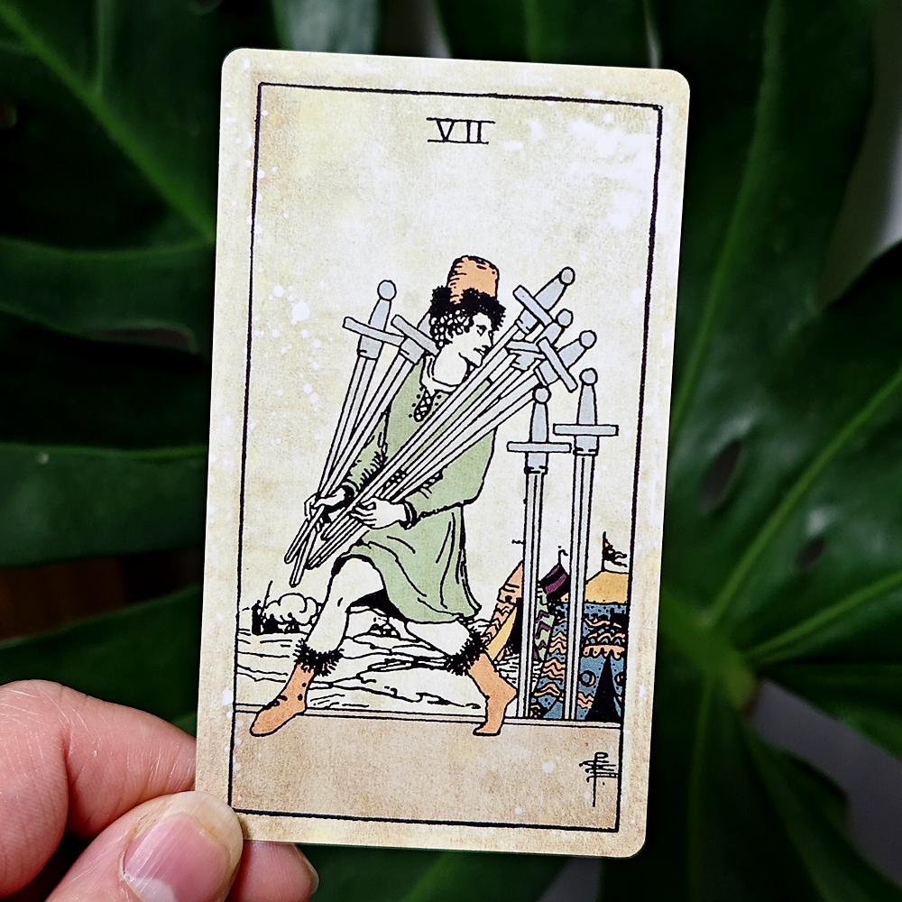 Vintage tarotový balíček 10,3*6cm Španělská edice 78 ks tarotových karet založených na Rider Waite System Espanol