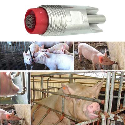 With Filter Stainless Steel Duckbill Type Pig Nipple Automatic Sheep Waterer Drinker 1/2" Male Thread Pig Drinking Sprouter 1Pc