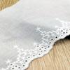 3Meters/lot 11cm Wide Beige Cotton Fabric Embroidered Stars/moon Lace Handmade DIY Clothing Fabric Lace Accessories