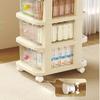 Multi-Layer Drawer Storage Rack Trolley Style Household Storage Cabinet  Kitchen Organization