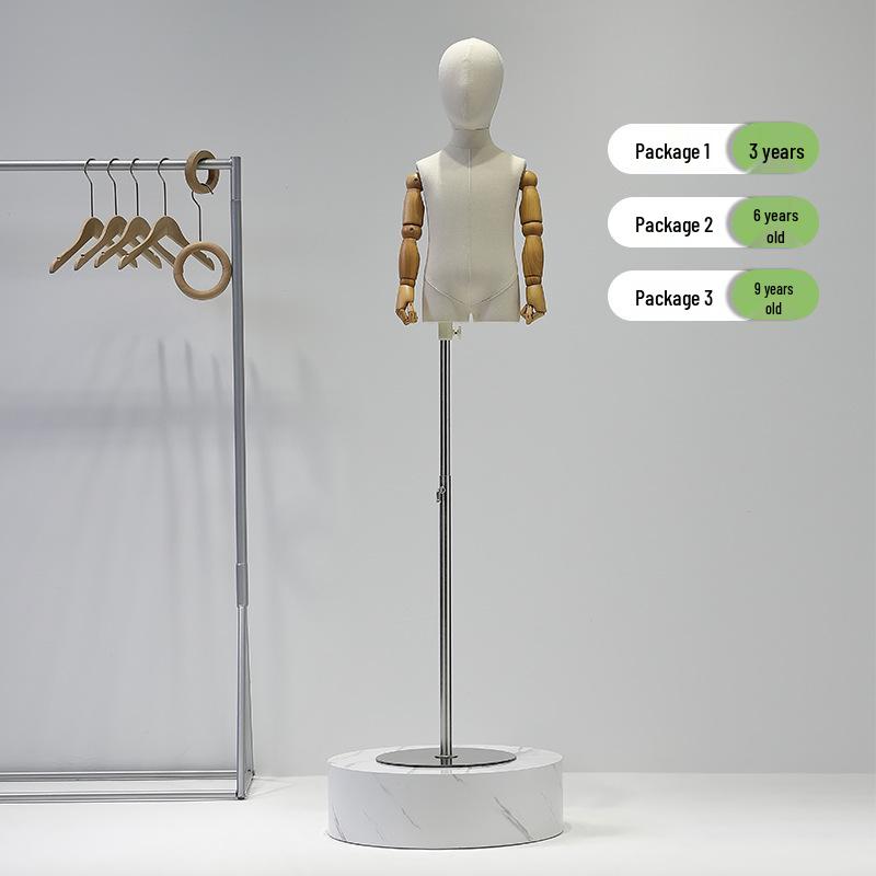Mannechin Copii cu Picioare Despărțite: Stativ de Expunere Corp Întreg/Jumătate pentru Haine de Copii, Bărbați și Femei