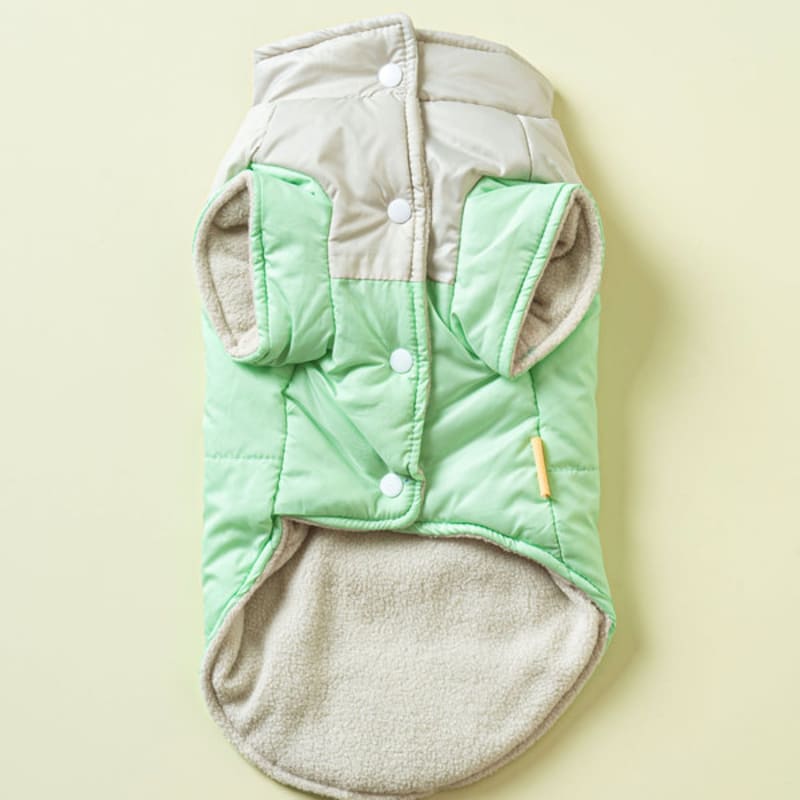 [Haustier] Gepolsterte Weste L Grün