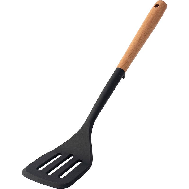 Food-Grade Silicone Cooking Tools: Stirring Spatula & Soup Ladle Set