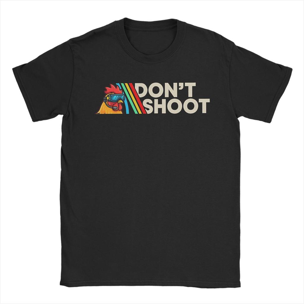 Don Shoot Game Arc Raiders Hühnchen Meme T-Shirts Unisex 100% Baumwolle Neuheit T-Shirt Rundhals T-Shirts Kurzarm Kleidung Sommer