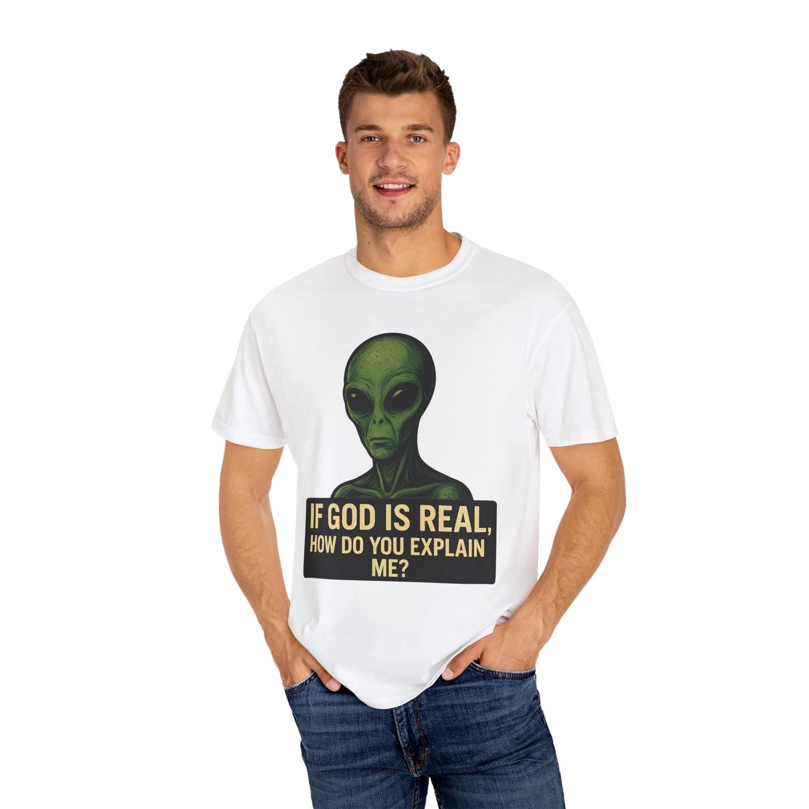 

If God is Real T shirt Atheist Tees Agnostic Unisex Tee Shirt Godless World 2XL