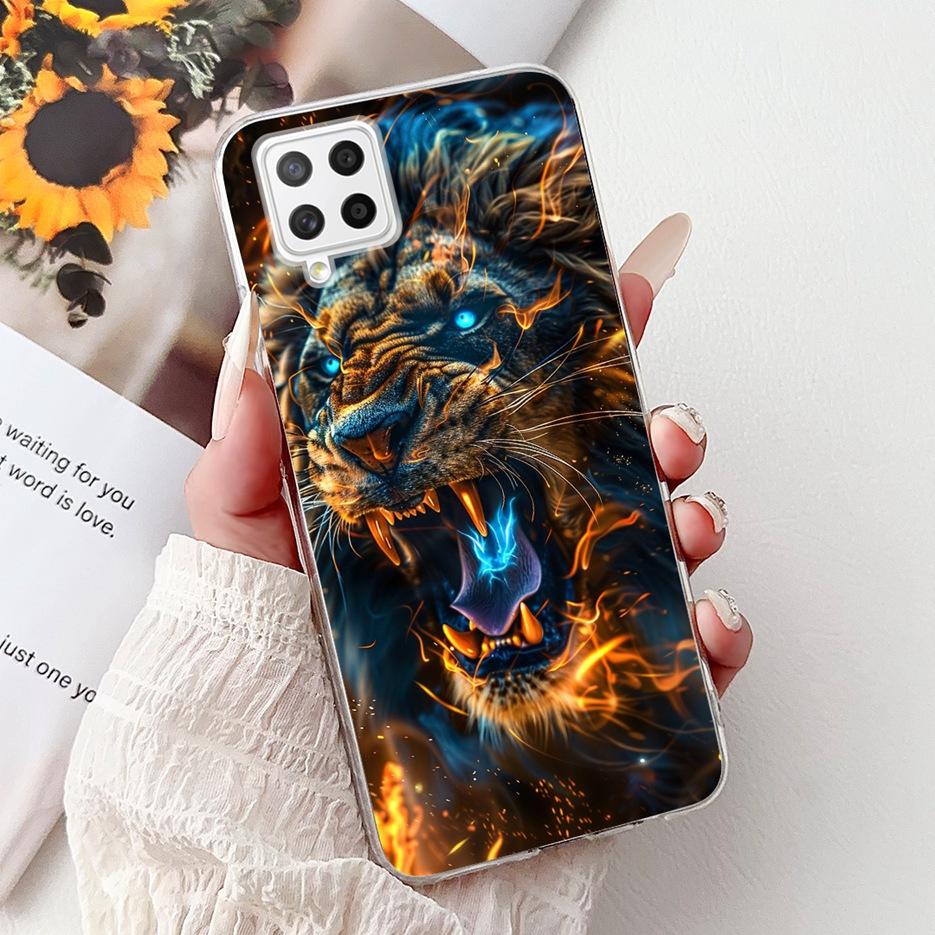 For Samsung Galaxy A22 4G Case SM-A225F Cool Dragon Painted Cover Soft Slim Phone Case For Samsung A22 A 22 Galaxy A42 5G Fundas