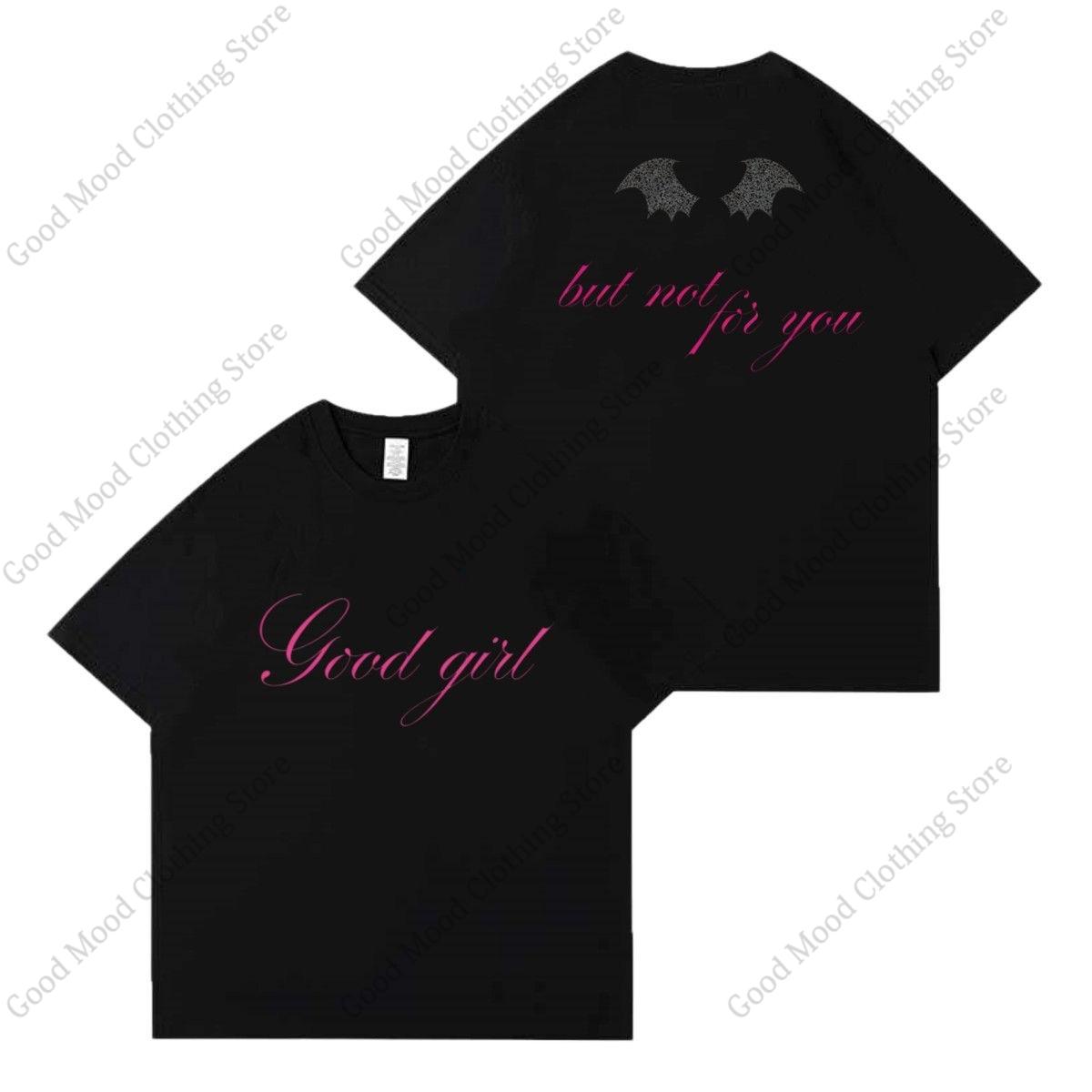 

NiziU 2nd EP GOOD GIRL BUT NOT FOR YOU T Shirt Fashion Letter Print Tshirt Unisex Women High Quality Cotton Short Sleeve Tee Tops 3XL