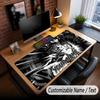 Custom Name Extended Mouse Pad,Death Note Gaming Desk Mat For Home Office Desktop Decor