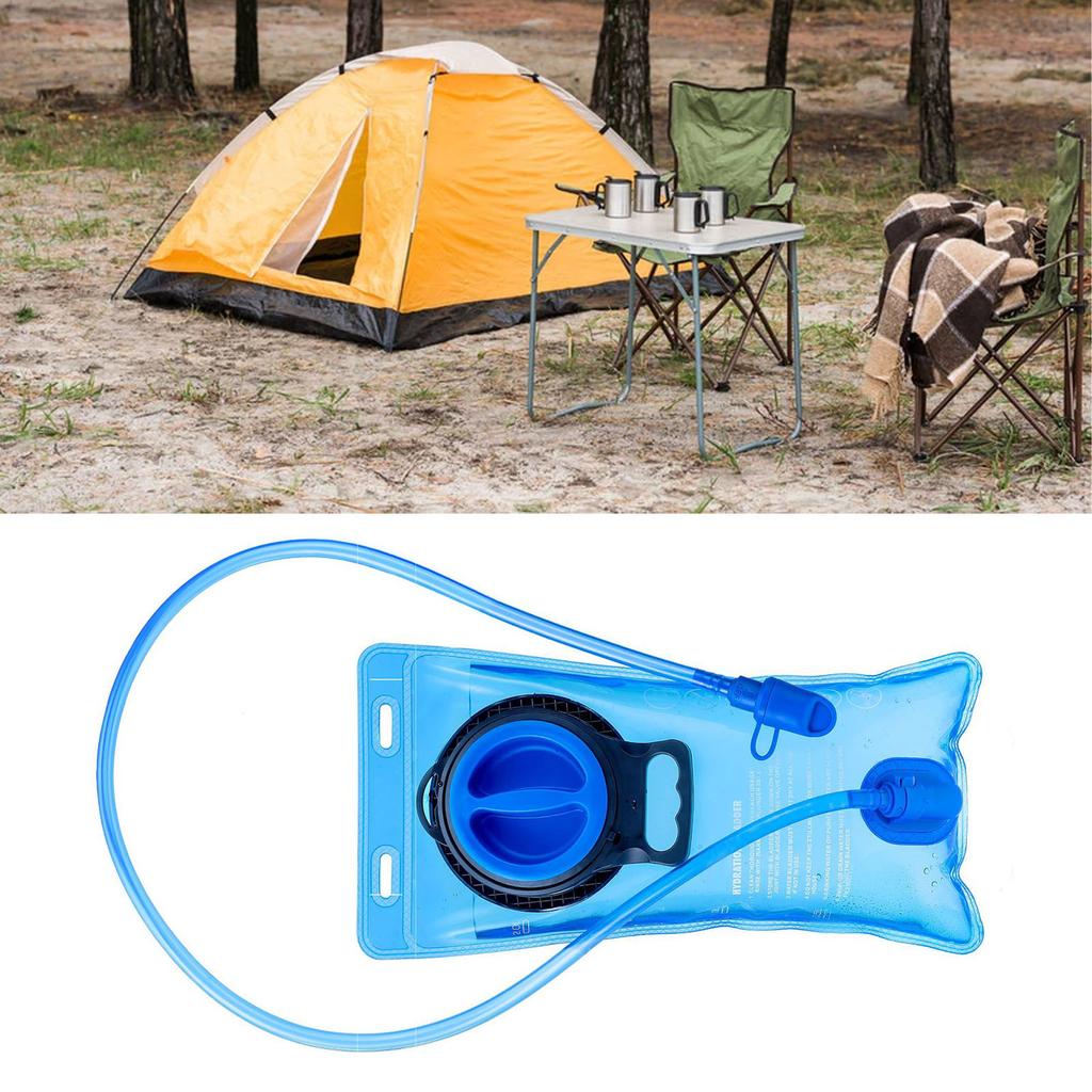 2L Hydration Bladder Foldable Heavy Caliber Leak Proof Water Storage Bladder Bag for Outdoor Hiking Camping Running