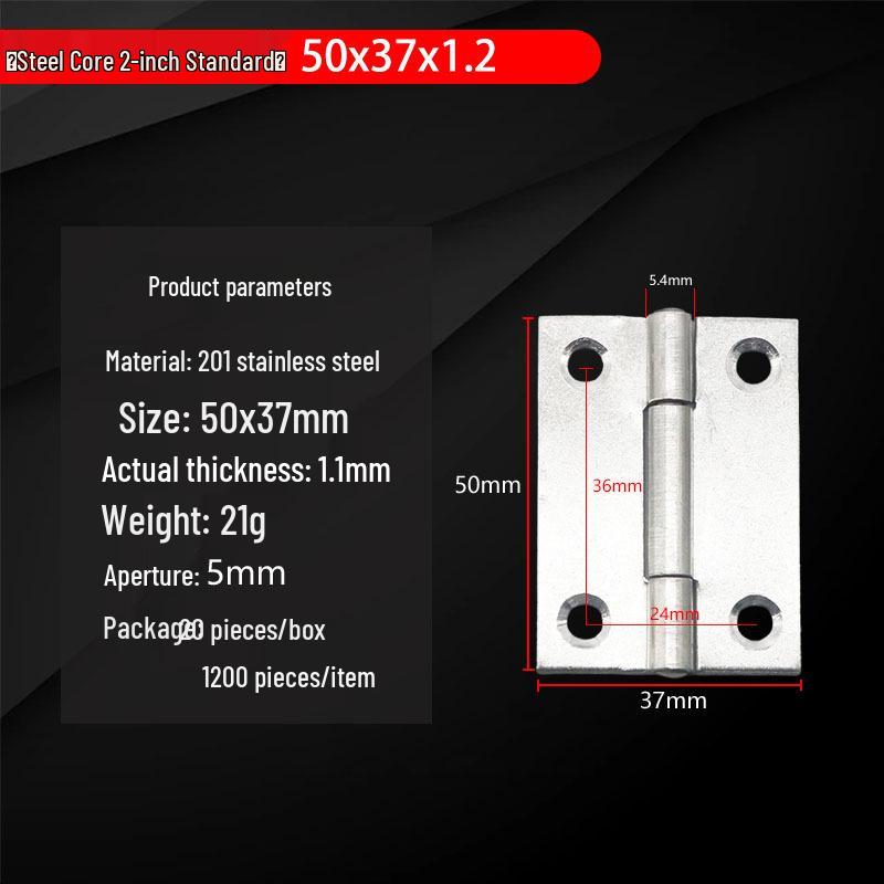 304 Stainless Steel Mini Hinges: 1-4 Inch Options for Cabinets & Wooden Boxes