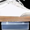 Dustproof Transparent Plastic Box Rectangular Flip Cover Box New Storage Box  Small Objects Display