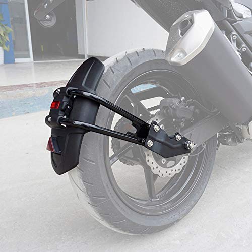 Motokano Universal 18mm Rear Fender Mudguard for Kawasaki Z400 Ninja 250 400, Suzuki GSR250 GSX250R V-Strom 250, CB190R CB190X