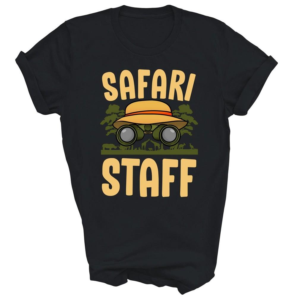 

Safari Staff Zookeeper Costume Zoo Jungle Unisex Shirt Gift 4XL