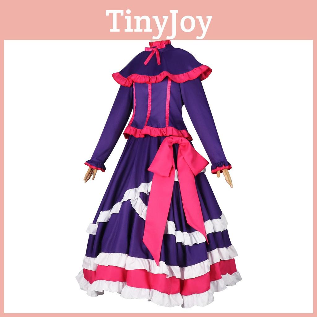 Anime Cosplay Costume Shatia Overlord Long Dress Retro Vintage For Cosplay And Parties