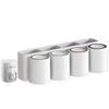 Wall-Mounted Toothbrush & Tooth Cup Holder Set - Punch-Free Installation, Home Storage Solution