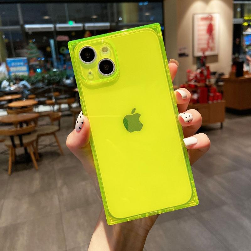 iPhone 11/12/14/16Pro/17ProMax Drop-Proof Soft Square Case