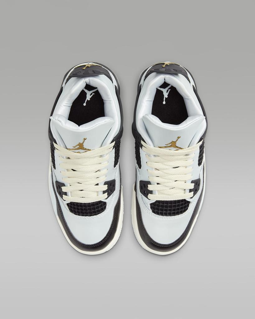 FZ8585-070 Nike GS Air Jordan 4 Retro Pure Platinum