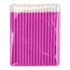 50-Pack Disposable Lip Brushes - Portable Solid Lipstick, Lip Gloss, and Makeup Cleaning Swabs