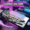 Custom Name Personalized Final Fantasy Pattern Mousepad, Laptop PC Desk Mat, Decorative Desk Mat for Home Keyboard Pad Gift