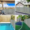 Privacy Fence Screen Green and White 1.8 x 50 m HDPE 75 g m²