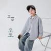 Boys' Cotton Blend Long Sleeve Casual Shirt