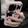 Case Cover for Infinix Hot 40 Pro 30i 40i Note 30 Zero 30 4G Tecno Spark 20 20C GO 2024 2023 Smart 8 7 Cute Black Cat Soft Case