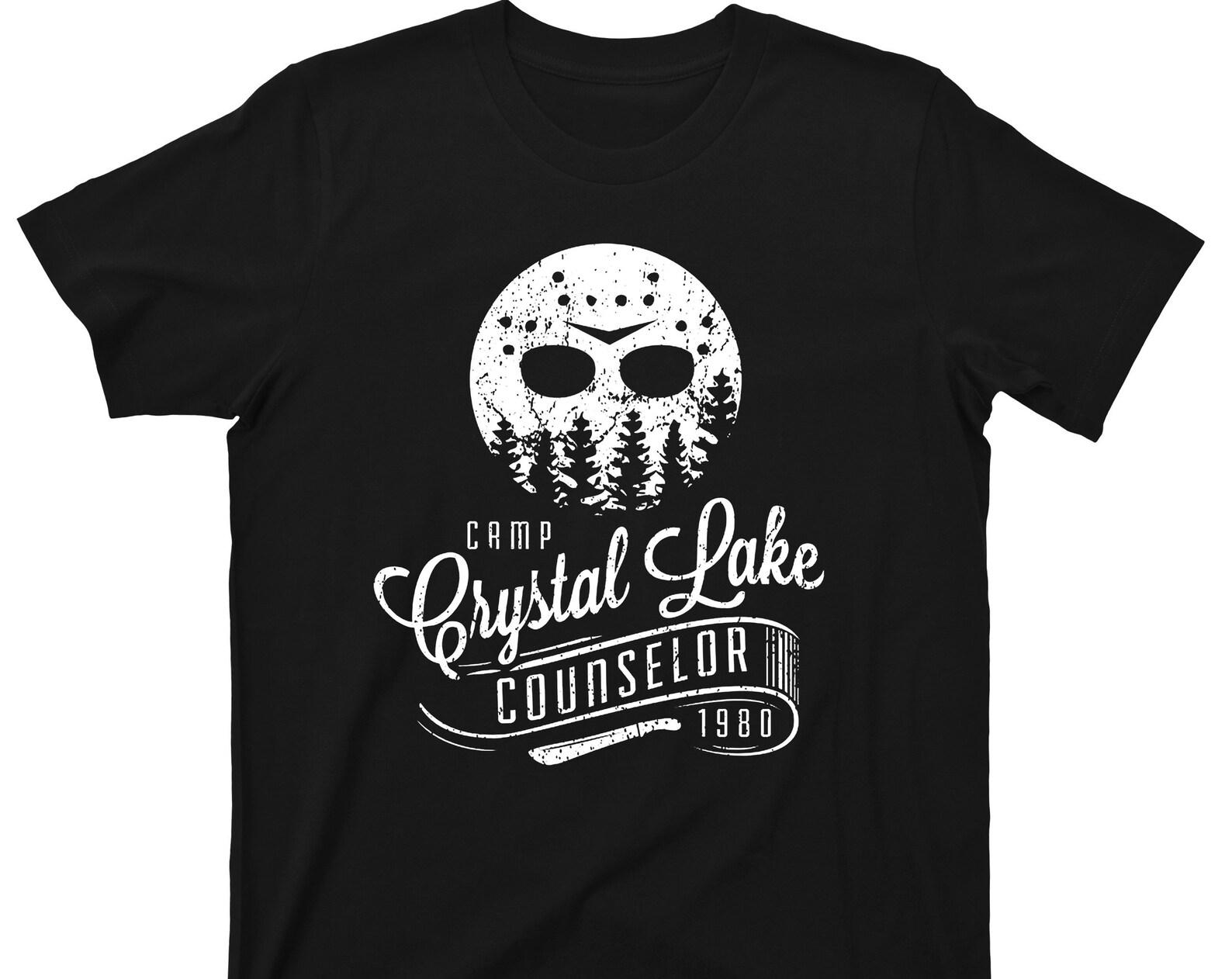 Camp Crystal Lake Counselor T Shirt - Friday The 13th Graphic TShirt S