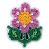 Midi Ironing Bead Plate - HAMA - Small Flower Plate - Creative Toy - Multicoloured - Unisex