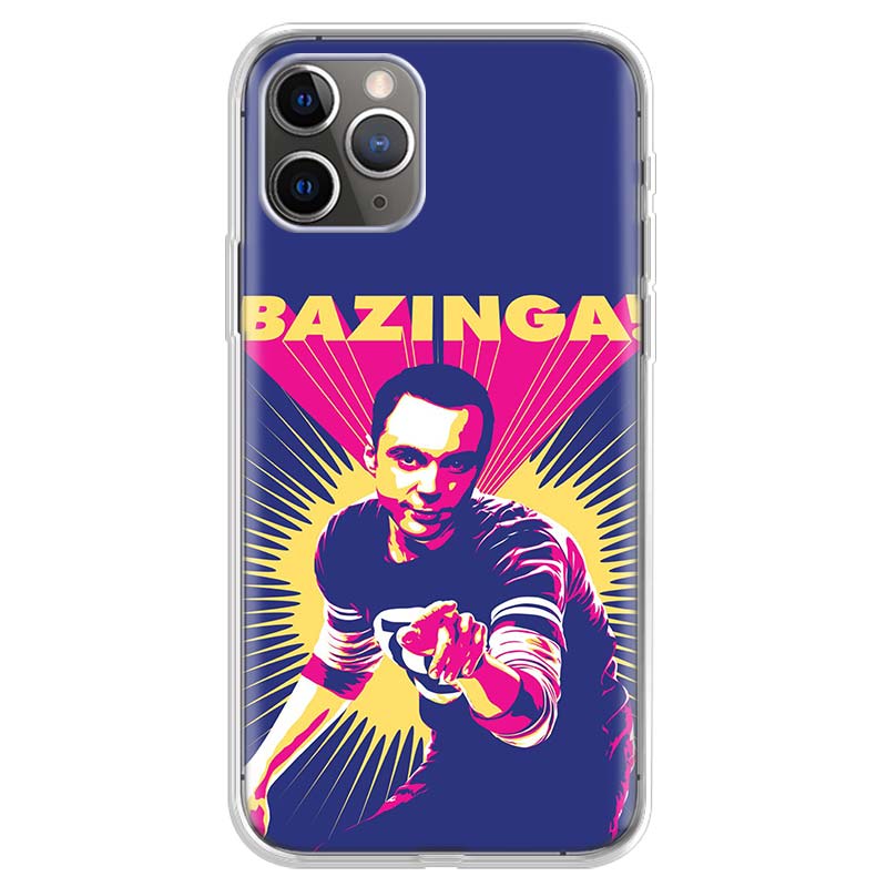 The Big Bang Theory Pattern Phone Case For iPhone 17 Air 11 13 Mini 14 15 Plus 16 12 Pro Max 16E SE 7 8 Pattern Soft TPU Back Co