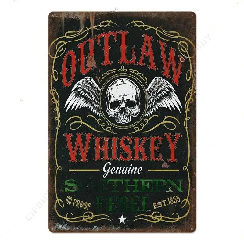 Bar Decor Metal Posters, Wall Sign Plaques 20x30cm
