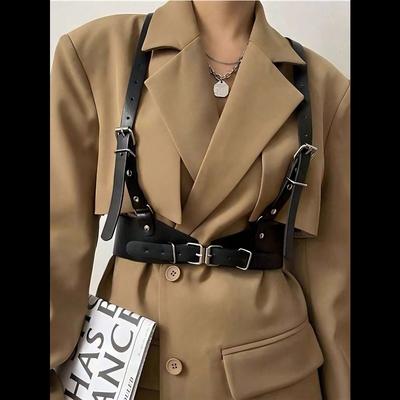 1pc Punk Style Functional Suspenders, For Dresses, Shirts, Suits And Everyday Use, Suitable For School, Halloween, Christmas