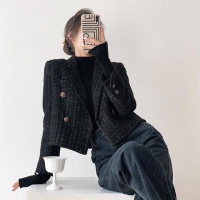 French Elegant Coat for Women Spring and Autumn New Style Korean Style Niche Temperament Socialite Small Blazers Top for Outer Wear