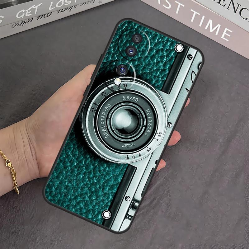 Retro Camera Vintage Case For Honor X8a X9a X6a X7a X7 X8 X9 X9b X8b Honor 10 50 70 90 Lite Magic 5 6 Pro Cover