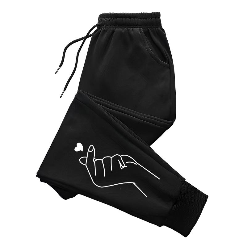 K-pop Fashion Sweatpants for Woman Daily Casual Sporty Jogger Pants Girls Outdoor Fitness Running Versatile Trousers