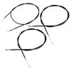 3Pcs/Set Motorcycle Clutch/Brake/Throttle Cable Kit Durable Steel Wire Universal