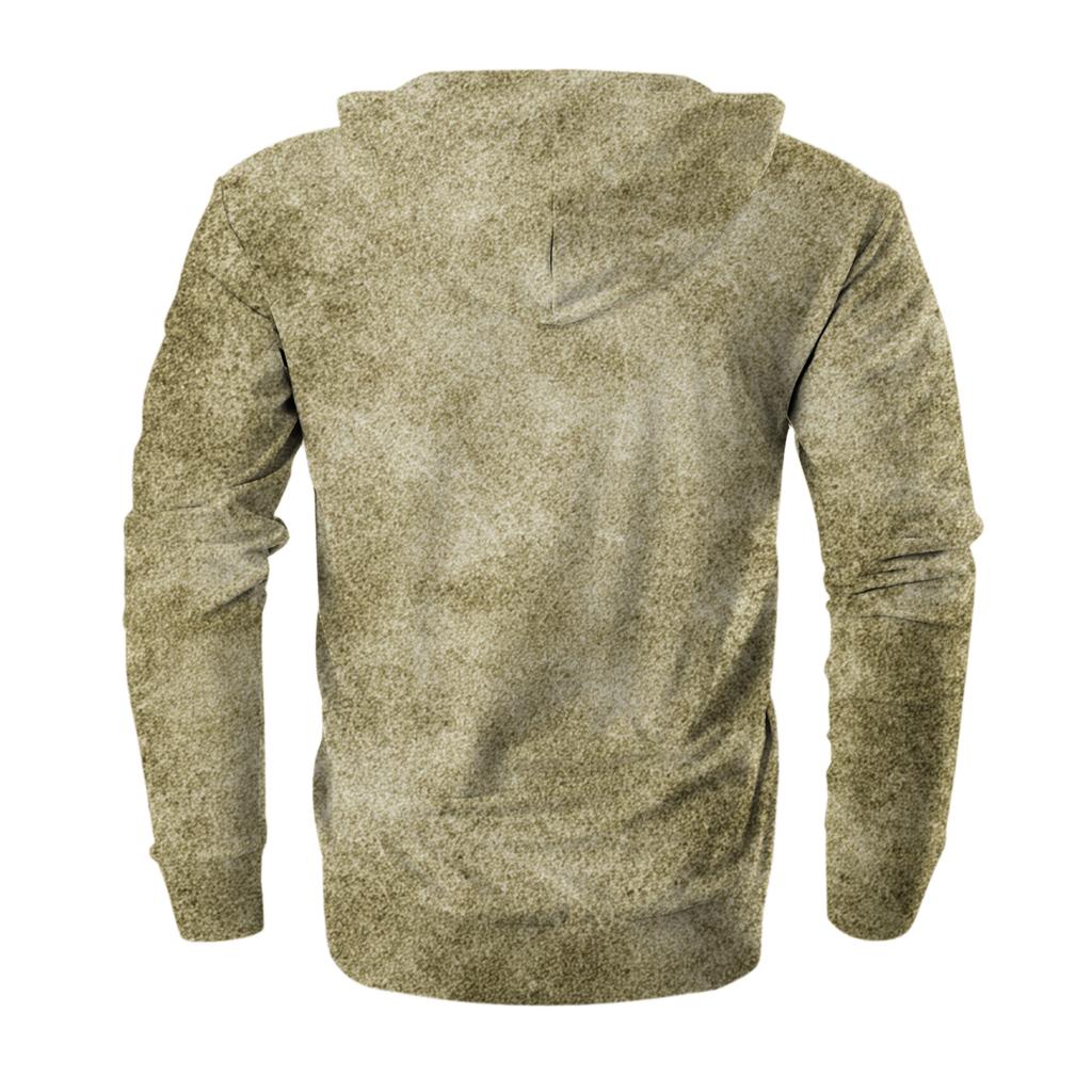 Herre Løstsittende Fritidsjakke med Hette og Snøring