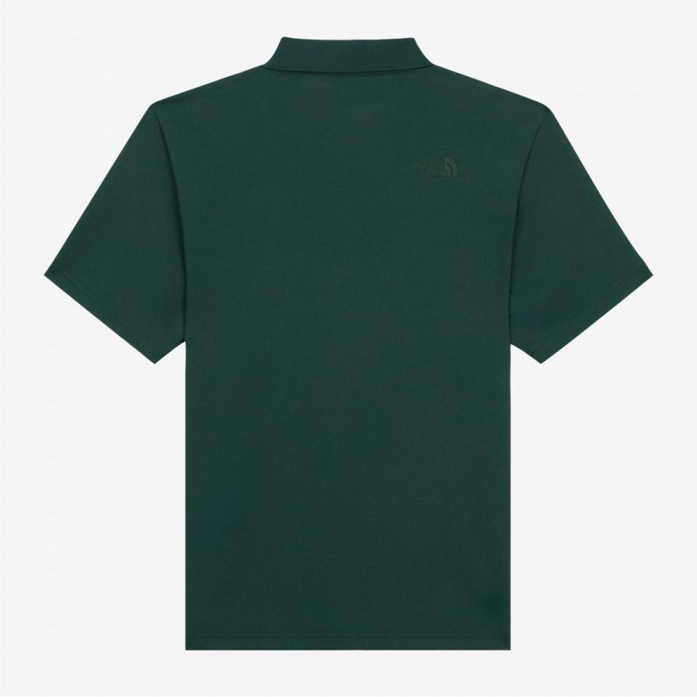 The North Face Men Fresh Ex Short Sleeve Polo Pine Nt7pr14b