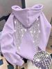 2026 Bestseller Rhinestone Wings Pullover Hoodie - Men's & Women's European Long Sleeve Style
