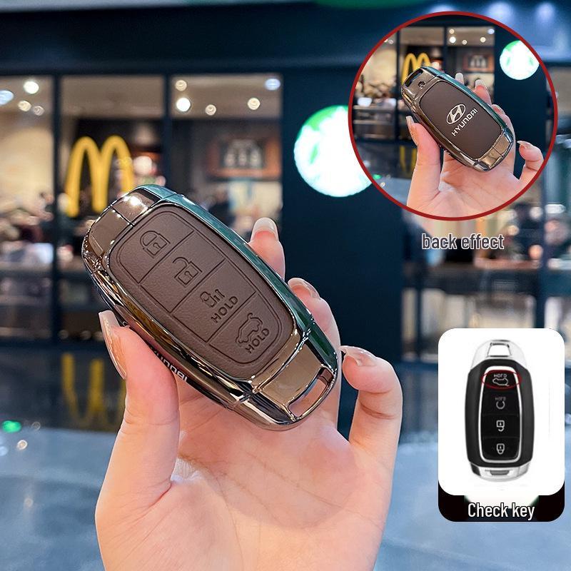 Kompatible Schlüsselhüllen für Hyundai: Festa, Elantra ix35, Tumi, ix25, Encino Modelle.