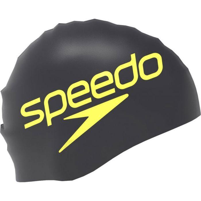 Koupací čepice - SPEEDO - Silikonová čepice - Velikost S - Černá - Unisex