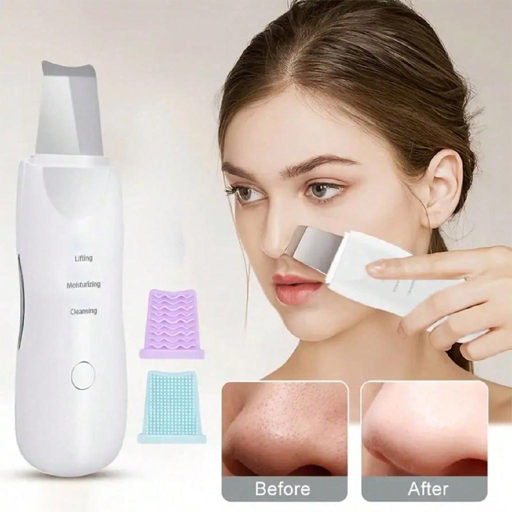 Facial Skin Scrubber Špachtle na obličej Exfoliátor Hloubkový čisticí nástroj Odstraňovač černých teček Čistič pórů Špachtle na tělo Skin Skin Care Tool