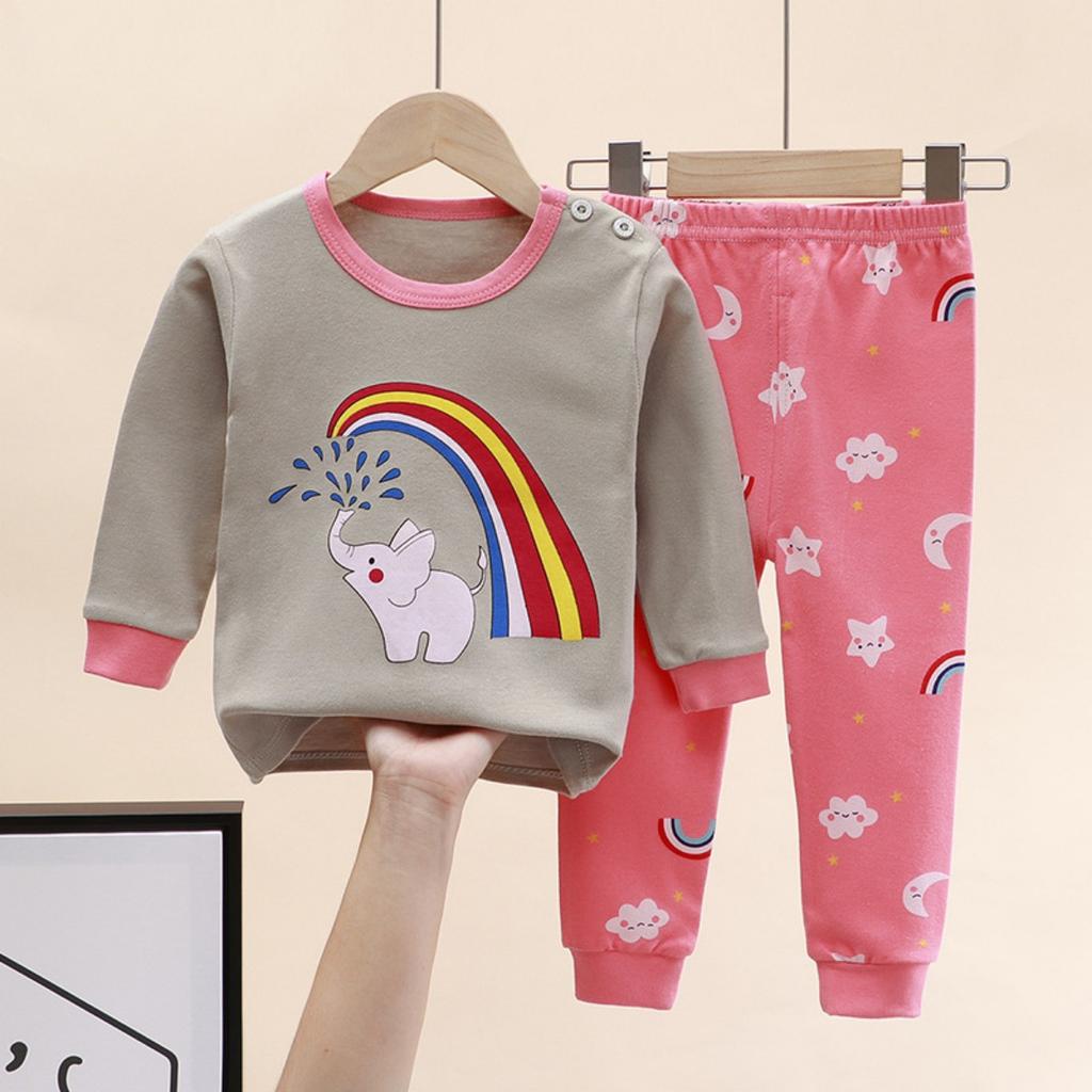 Children's Underwear Set Made of Pure Cotton for Boys' Autumn Wear, Women's Clothing for Autumn Wear, Autumn Pants for Home Wear, Children's Clothing