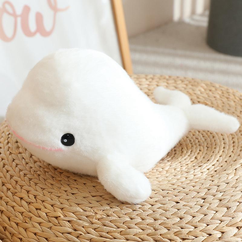 Cute Cartoon Marine Animal Plush Toy Dolphin Whale Shark Seal Killer Whale Children's Doll Creative Doll