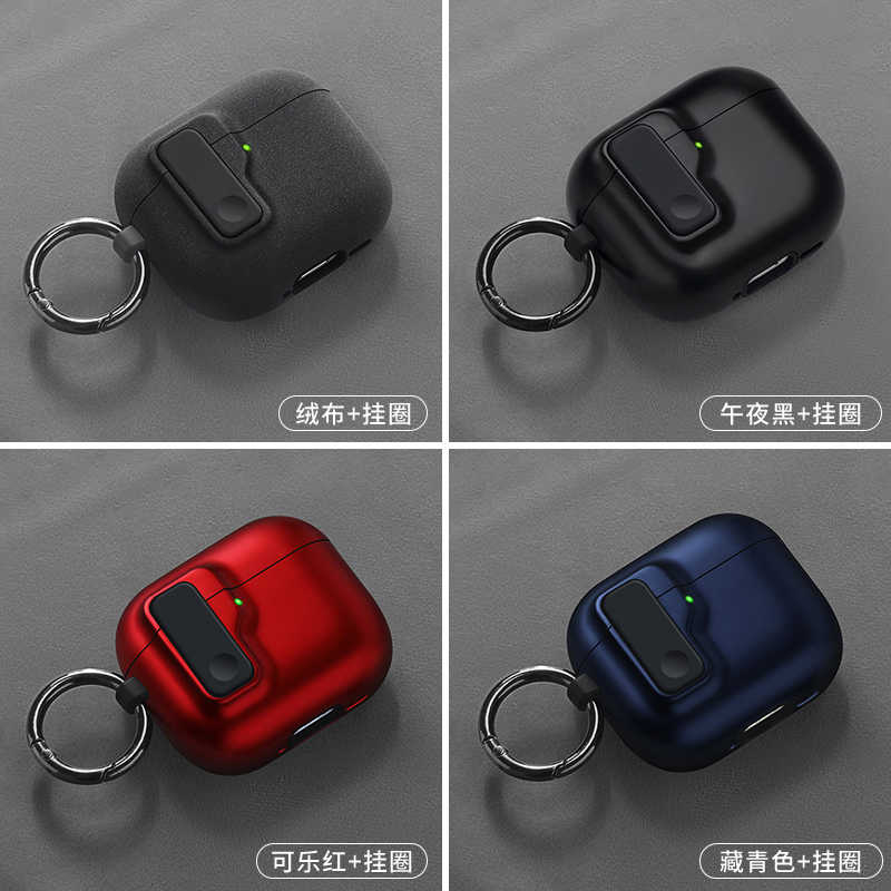 New Hard Protector for AirPods 4 with Magnetic Lid Lock Hybrid Case Luxury Protection Cover for Apple AirPods pro2 3 1/2