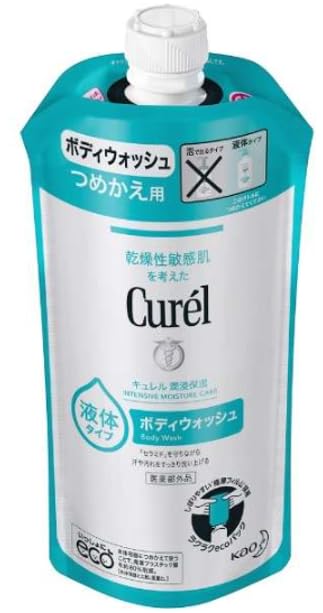 Kao Curel Body Wash 420ml 340ml Refill Set Shopping + (Includes Bag)
