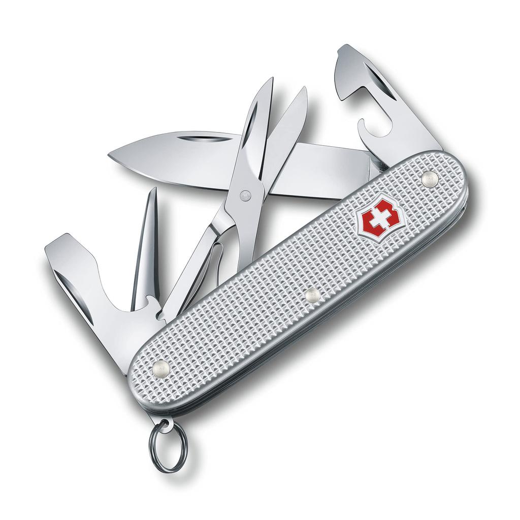 VICTORINOX Pioneer X ALOX Silver for Outdoor Emergency and Disaster Includes and Drilling Compact and Multi-Tool Camping, Preparedness, Preparedness.
